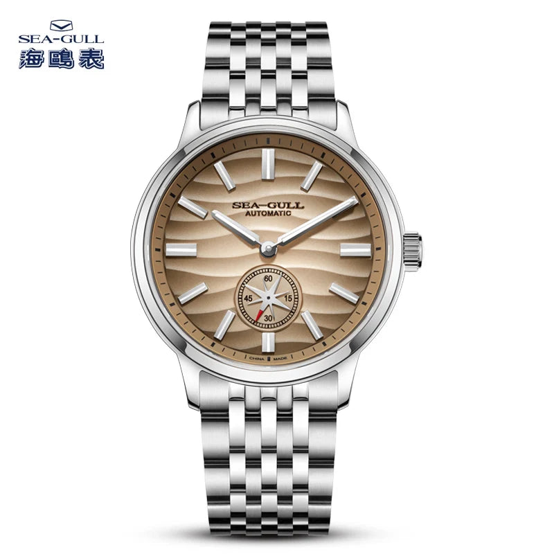 Seagull Natural Series Men Watch Automatic Mechanical Watch Polaris Sub Dial Luminous Luxury Dress Men Wristwatch 6180 2025 New