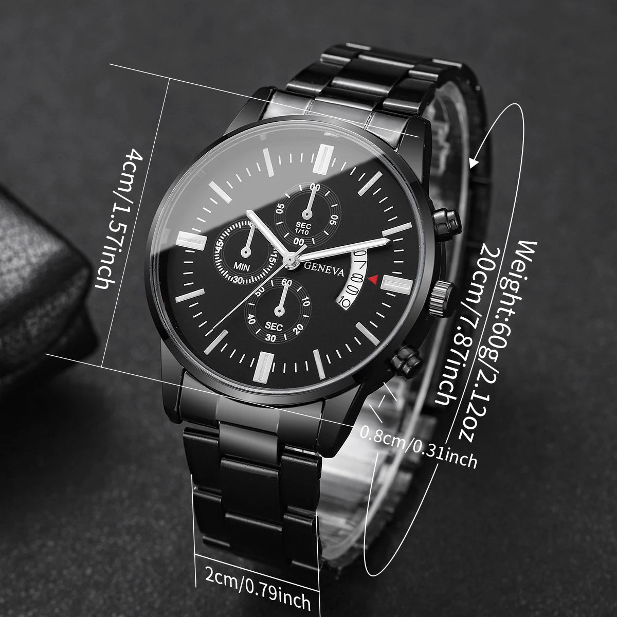 Fashion Men Business Watches Luxury Calendar Quartz Watch for Man Clock Relogio Masculino Montre Homme（Without Box）