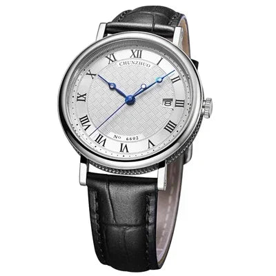 Montre décontractée ultra-plate pour homme, mouvement de montre à quartz de 38 mm, acier inoxydable importé du Japon
