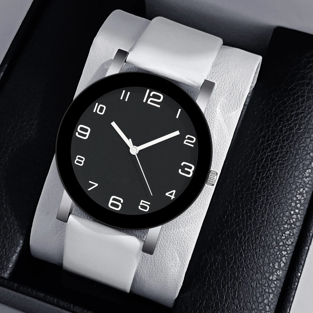 Top Brand Luxury Men Watch Casual Leather Quartz Men's Watches Simple Round Dial Male Wristwatch Clock Gift montre homme