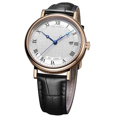 Montre décontractée ultra-plate pour homme, mouvement de montre à quartz de 38 mm, acier inoxydable importé du Japon