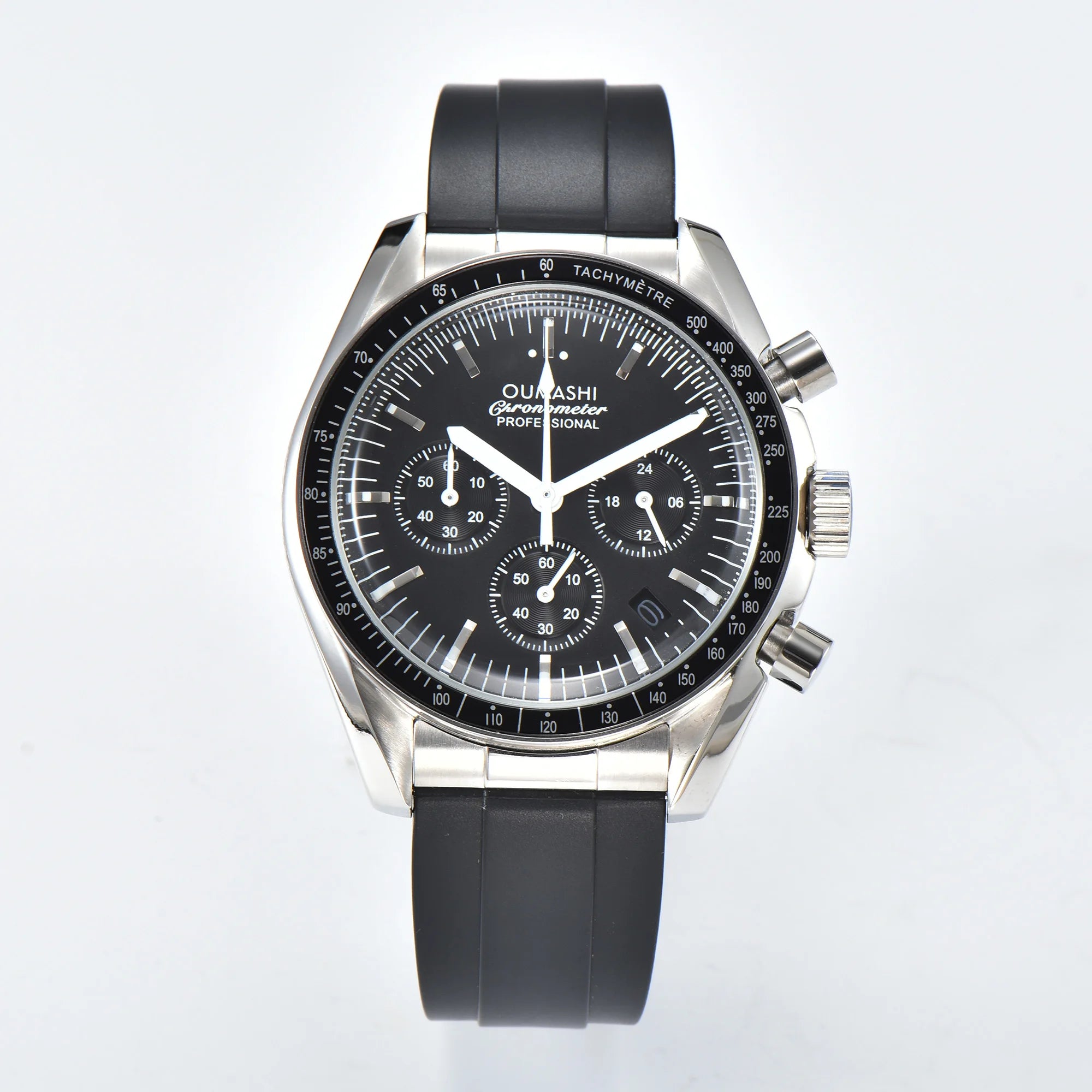 Moons Men's Watch for Man Fashion Quartz Watch Waterproof Chronograph AR Sapphire Glass