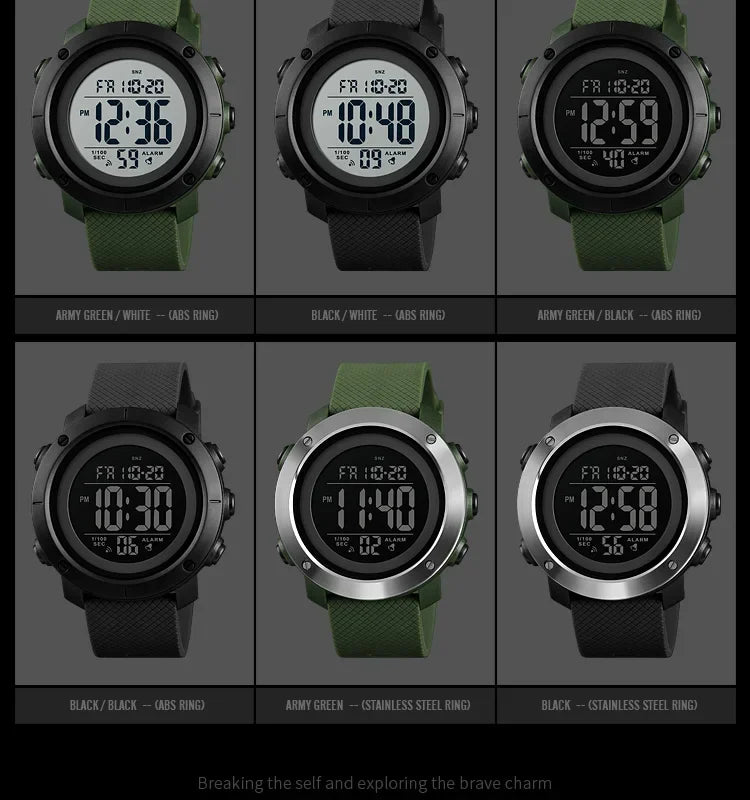 Montre Sport Homme SKMEI 1426 Étanche 5 Bar - Alarme et Affichage Digital