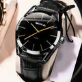 2025 Fashion Business Watch Men Watches Reloj Hombre Casual Leather Band Quartz Wristwatches Men Relogio Masculino Montre Homme