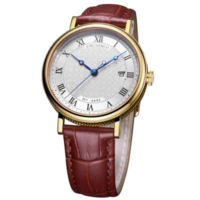 Montre décontractée ultra-plate pour homme, mouvement de montre à quartz de 38 mm, acier inoxydable importé du Japon