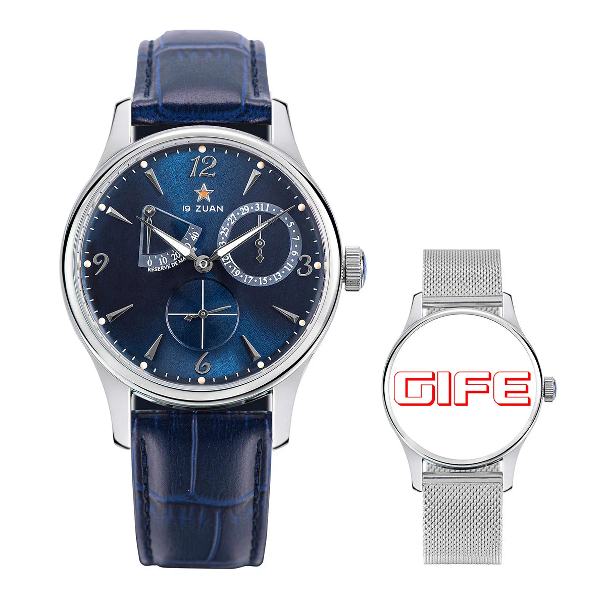 Mens Watch Pilot 40mm 1963 Automatic Mechanical Wristwatch Tianjin ST1780 Movement Army Designer Clock Reojes De Hombre New 2024