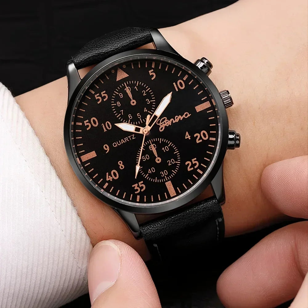Reloj Hombre Watches for Men Business Mens Watch Luxury Leather Bracelet Quartz Wristwatch Casual Clock Gift Montres Hommes