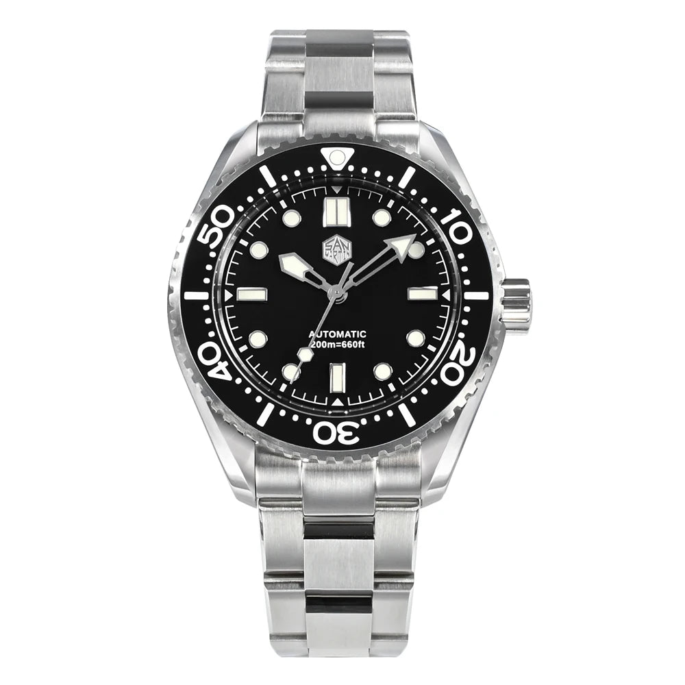 San Martin 41.5mm 8215 8315 Mechanical Wristwatches Automatic Men Watches Sport Bracelet 20ATM Luminous Montre Homme SN0036